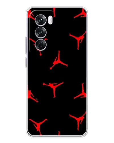 Чехол для OPPO A5 5G с картинкой «Jordan Red Pattern»