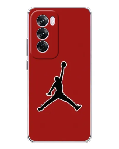 Чехол для OPPO A5 5G с картинкой «Jordan Red Back»