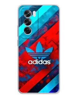 Чехол для OPPO A5 5G с картинкой «Абстракция Adidas»