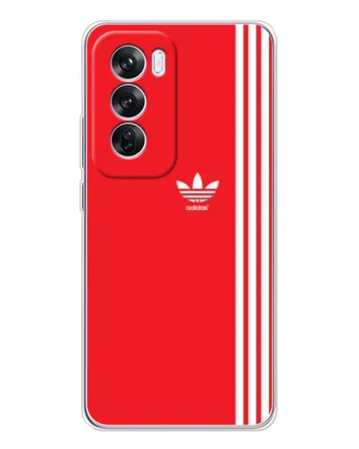 Чехол для OPPO A5 5G с картинкой «Красный минимализм Adidas» Чехол для OPPO A5 5G с картинкой «Красный минимализм Adidas»