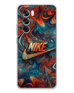 Чохол для OPPO A5 5G з картинкою «Nike в абстракції»