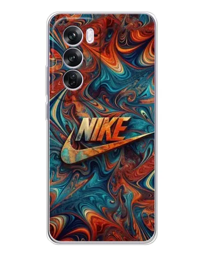 Чехол для OPPO A5 5G с картинкой «Nike в абстракции»