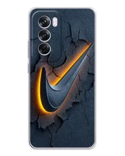 Чохол для OPPO A5 5G з картинкою «Об'ємний логотип Найк»