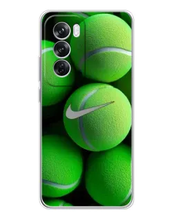 Чохол для OPPO A5 5G з картинкою «Тенісні м'ячі Найк»