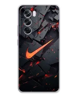 Чохол для OPPO A5 5G з картинкою «Nike — ефект розломів»