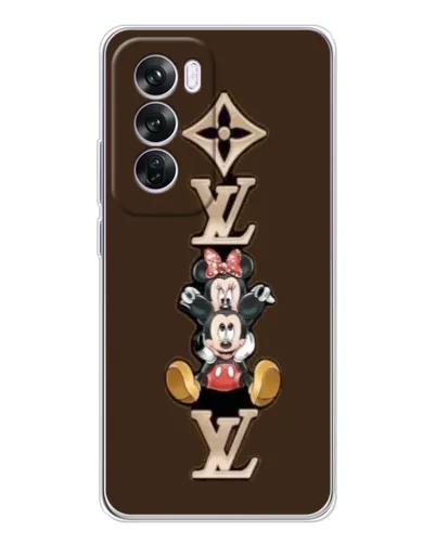 Чехол для OPPO A5 5G с картинкой «LV и Микки Маус»