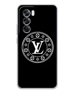 Чехол для OPPO A5 5G с картинкой «LV — печать стиля»