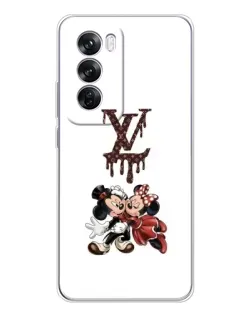 Чехол для OPPO A5 5G с картинкой «LV и Микки Маус»