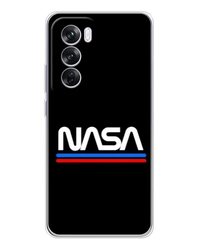 Чехол для OPPO A5 5G с картинкой «NASA — классика Red Blue» Чехол для OPPO A5 5G с картинкой «NASA — классика Red Blue»