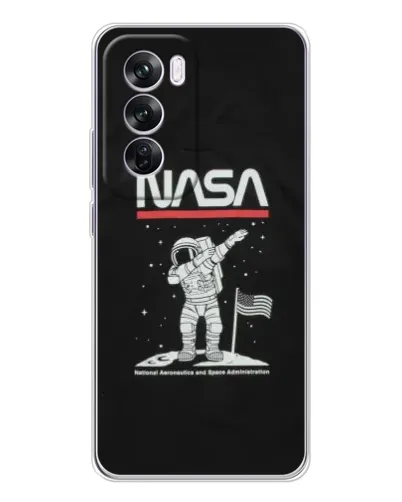 Чехол для OPPO A5 5G с картинкой «NASA — шагаем по Луне» Чехол для OPPO A5 5G с картинкой «NASA — шагаем по Луне»