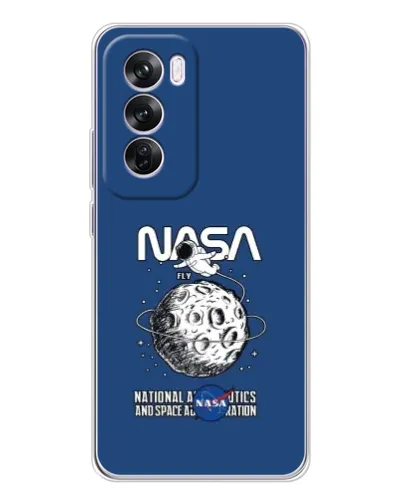 Чехол для OPPO A5 5G с картинкой «NASA — лунная миссия» Чехол для OPPO A5 5G с картинкой «NASA — лунная миссия»