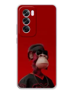 Чехол для OPPO A5 5G с картинкой «Bored Ape в красном»