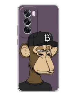 Чехол для OPPO A5 5G с картинкой «Bored Ape в кепке»