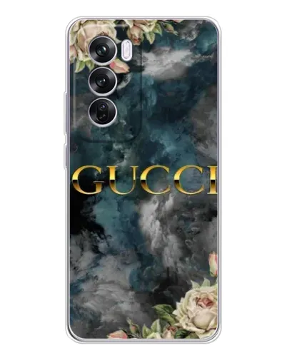 Чехол для OPPO A5 5G с картинкой «Абстрактные цветы Gucci» Чехол для OPPO A5 5G с картинкой «Абстрактные цветы Gucci»