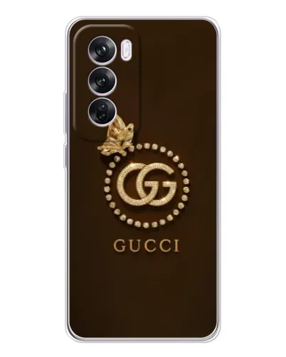 Чехол для OPPO A5 5G с картинкой «Gucci — золотая бабочка» Чехол для OPPO A5 5G с картинкой «Gucci — золотая бабочка»