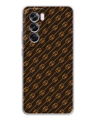 Чехол для OPPO A5 5G с картинкой «Gucci — золотые диагонали» Чехол для OPPO A5 5G с картинкой «Gucci — золотые диагонали»