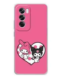 Чехол для OPPO A5 5G с картинкой «Kuromi и My Melody» Чехол для OPPO A5 5G с картинкой «Kuromi и My Melody»