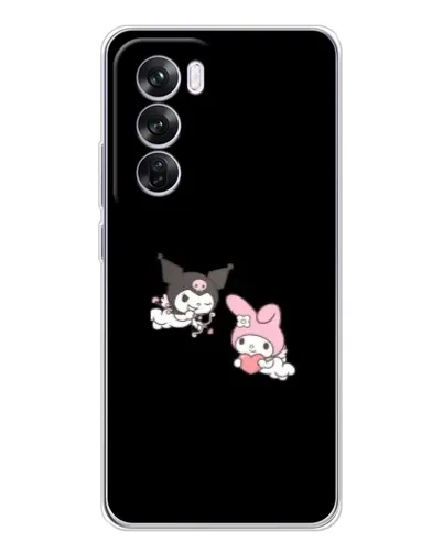 Чехол для OPPO A5 5G с картинкой «My Melody и Kuromi»