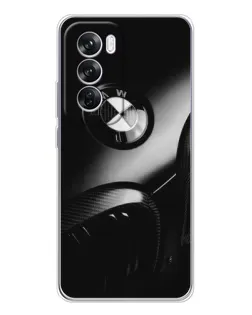 Чохол для OPPO A5 5G з картинкою «Емблема BMW — макро»