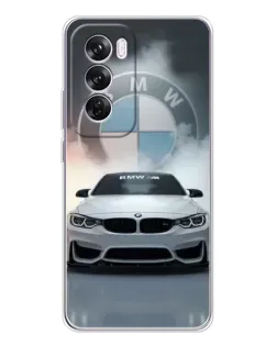 Чохол для OPPO A5 5G з картинкою «BMW в білому диму»