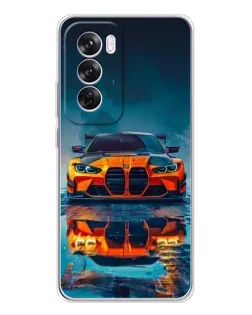 Чохол для OPPO A5 5G з картинкою «BMW — золота емблема»
