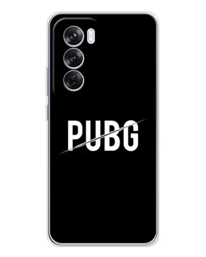 Чехол для OPPO A5 5G с картинкой «PUBG — белый логотип» Чехол для OPPO A5 5G с картинкой «PUBG — белый логотип»