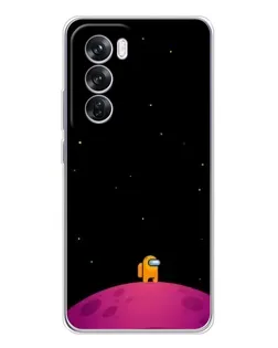 Чехол для OPPO A5 5G с картинкой «Одинокий герой на планете»
