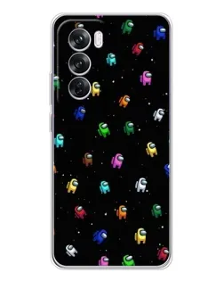 Чехол для OPPO A5 5G с картинкой «Экипаж Among Us»