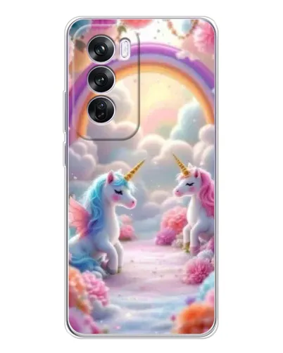 Чехол для OPPO A5 5G с картинкой «Радуга и единороги» Чехол для OPPO A5 5G с картинкой «Радуга и единороги»