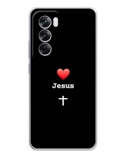 Чехол для OPPO A5 5G с картинкой «Сердце - Jesus» Чехол для OPPO A5 5G с картинкой «Сердце - Jesus»