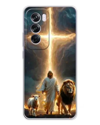 Чехол для OPPO A5 5G с картинкой «Лев Иуды и Свет» Чехол для OPPO A5 5G с картинкой «Лев Иуды и Свет»