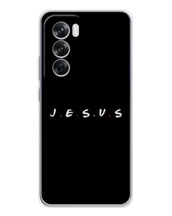 Чехол для OPPO A5 5G с картинкой «Точки веры J.E.S.U.S.»