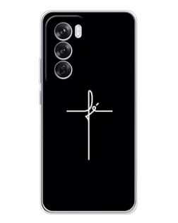 Чехол для OPPO A5 5G с картинкой «Тонкий крест»