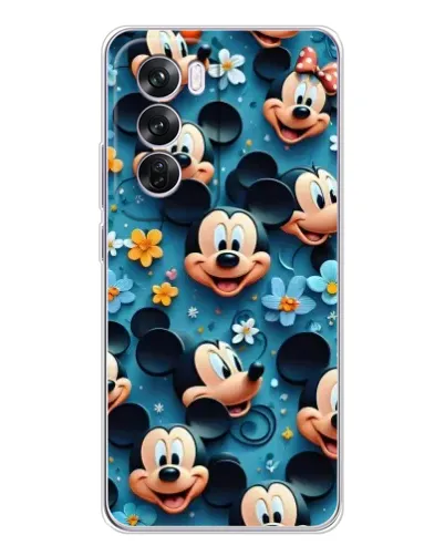 Чехол для OPPO A5 5G с картинкой «Паттерн Микки и Минни» Чехол для OPPO A5 5G с картинкой «Паттерн Микки и Минни»