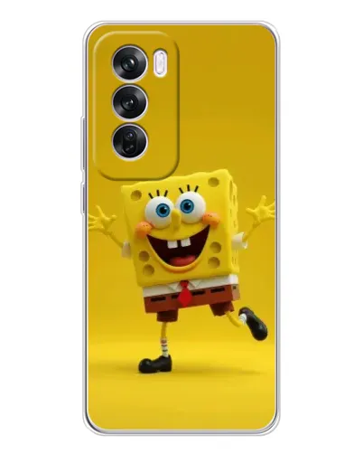 Чехол для OPPO A5 5G с картинкой «Позитивный Губка Боб»