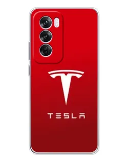 Чохол для OPPO A5 5G з картинкою «Tesla Red Classic»
