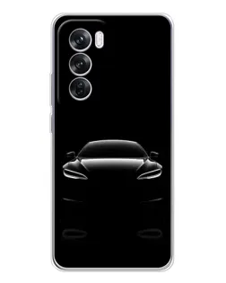 Чохол для OPPO A5 5G з картинкою «Силует Tesla Night»