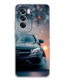 Чохол для OPPO A5 5G з картинкою «Mercedes — нічне місто»