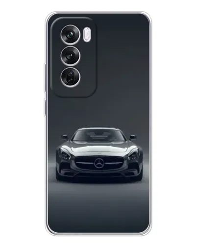 Чехол для OPPO A5 5G с картинкой «Mercedes на черном» Чехол для OPPO A5 5G с картинкой «Mercedes на черном»