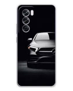 Чехол для OPPO A5 5G с картинкой «Свет фар Mercedes»