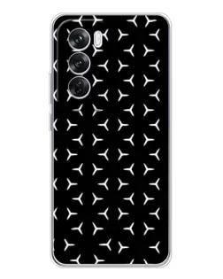 Чехол для OPPO A5 5G с картинкой «Mercedes паттерн звезд»