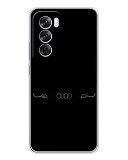 Чохол для OPPO A5 5G з картинкою «Audi — світловий підпис»