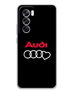 Чохол для OPPO A5 5G з картинкою «Логотип Audi Heart»