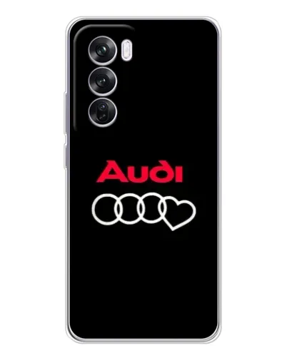 Чехол для OPPO A5 5G с картинкой «Логотип Audi Heart» Чехол для OPPO A5 5G с картинкой «Логотип Audi Heart»