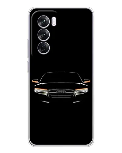 Чехол для OPPO A5 5G с картинкой «Audi — ночной контур» Чехол для OPPO A5 5G с картинкой «Audi — ночной контур»