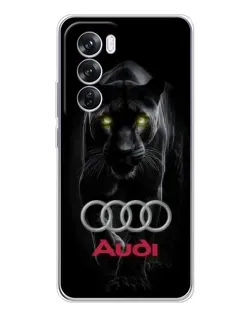 Чохол для OPPO A5 5G з картинкою «Пантера та Audi»