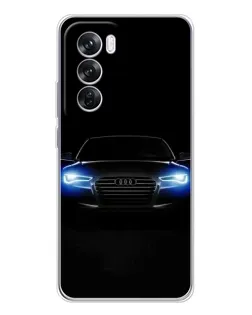 Чохол для OPPO A5 5G з картинкою «Audi в неоні»