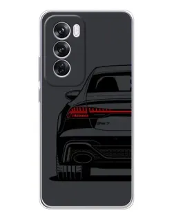 Чохол для OPPO A5 5G з картинкою «Задня частина Audi — арт»