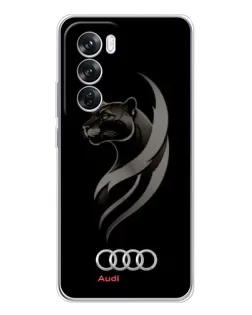 Чохол для OPPO A5 5G з картинкою «Графіка — пантера та Audi»