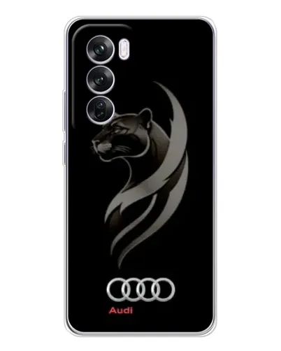 Чехол для OPPO A5 5G с картинкой «Графика — пантера и Audi» Чехол для OPPO A5 5G с картинкой «Графика — пантера и Audi»